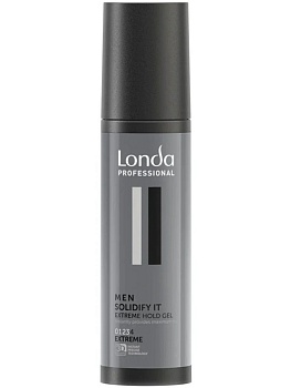 Гель для волос экстрасильной фиксации - Londa Professional Men Solidify It Extreme Hold Gel 